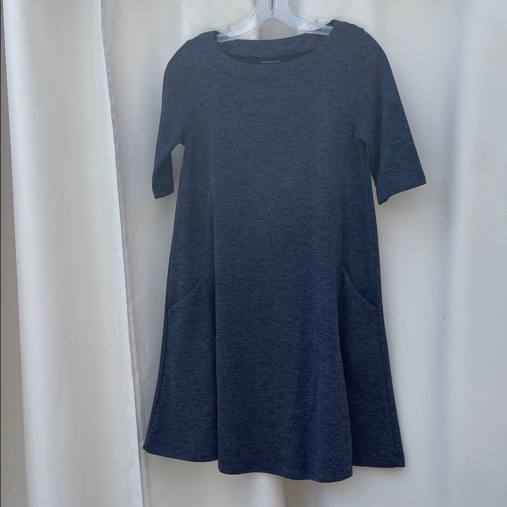 Blue Short Sleeve Dress